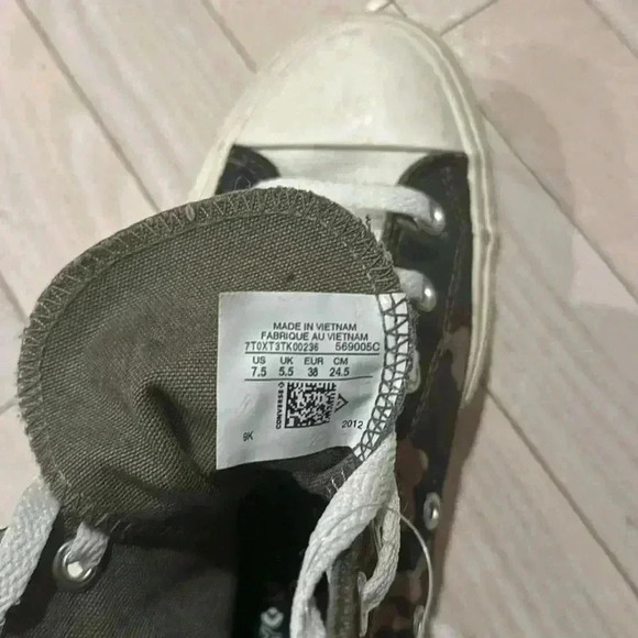 Custom Chuck Taylor All Star Lift Platform Camouflage - Picture 6 of 6